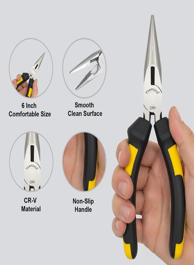 Themisto TH-T28 6 Inch Nose Plier | CR-V Steel - Image 2